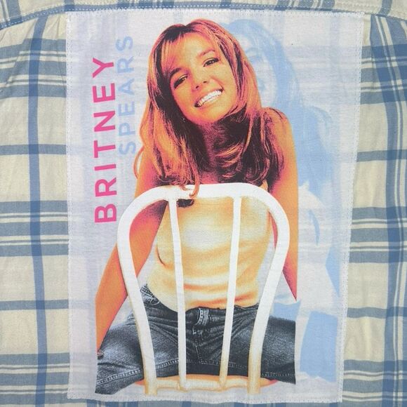 Custom G George Britney Spears Back Flannel Shacket - Size 3XL - Picture 2 of 4